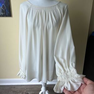 Banana republic white blouse